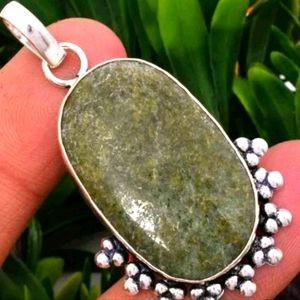 New Green jasper pendant